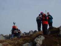 Clients on a navigation course - Mynydd Llangynidr