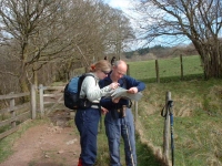 Studying map interpretation on a navigation course - Usk Valley