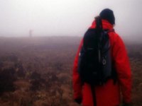 Using poor visibility techniques on a navigation course - Llangynidr Moors