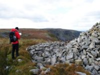 Using map interpretation on a navigation course - Llangattock Mountain