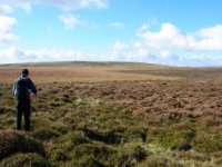 Using relocation techniques on a navigation course - Llangynidr Moors