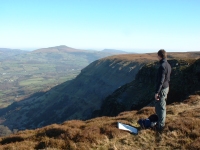 Client enjoying personal tuition in navigation and hillwalking