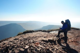 Studying map interpretation on a navigation course - Usk Valley